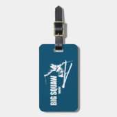Grote Squaw Maine Skier Bagagelabel (Voorkant verticaal)