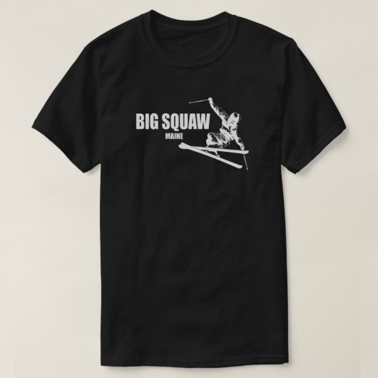 Grote Squaw Maine Skier T-shirt (Design voorkant)