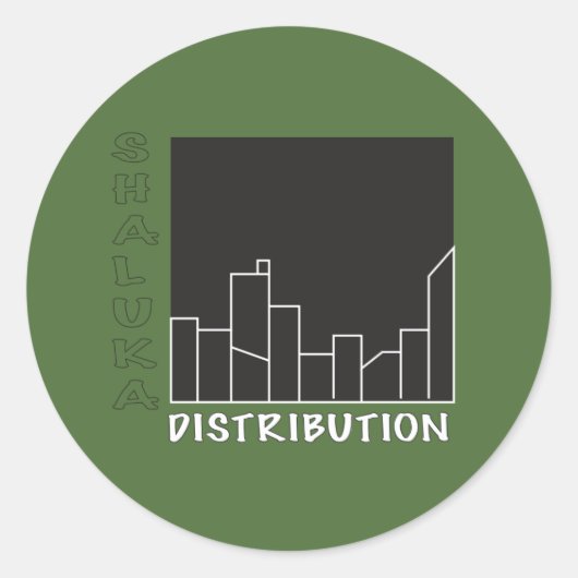 "Grote Stad" Shaluka Sticker (Voorkant)