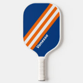  Grote Stadsstrepen met Naam Pickleball Paddle (Voorkant)