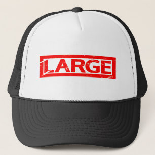 Grote stempel trucker pet