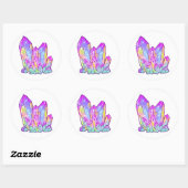 Grote Sticker van Sparkling Rainbow Crystal (Vel)
