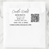 Grote Stickers - Beeswax Candle World (Tas)