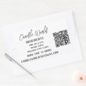 Grote Stickers - Bijenwas Kaarsen Wereld (Envelop)