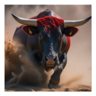 grote stier perfect poster
