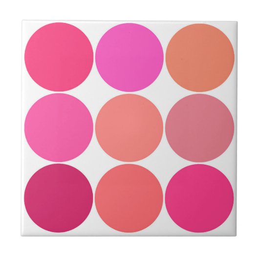 Grote Stippen uit de middeleeuwen, Fuchsia Pink en Tegeltje (Voorkant)