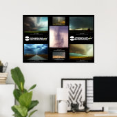 Grote Stormen van Tornado Alley Poster (Thuiskantoor)