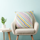 Grote stripespasta kussen (Stoel)