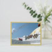 Grote Stupa van Boudhanath Briefkaart (Staand voorkant)