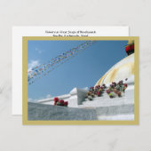 Grote Stupa van Boudhanath Briefkaart (Voorkant / Achterkant)