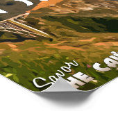 Grote Sur California Pacific Coast Highway Poster (Hoek)