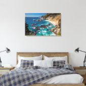 Grote Sur-kustlijn, westkust, Stille kust Canvas Afdruk (Insitu (Slaapkamer))
