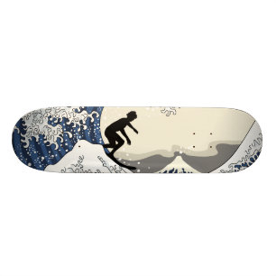 Grote Surfer van Kanagawa Skateboard