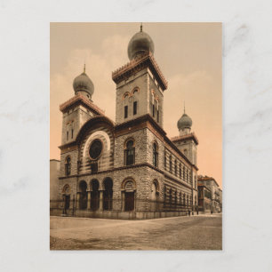 Grote Synagogue van Turijn, Piemonte, Italië Briefkaart