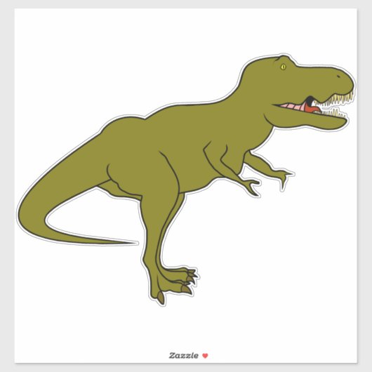 Grote T-REX-sticker Sticker (Vel)