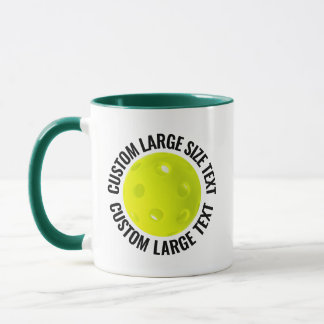 Grote tekst HUN. GREEN Combo 11oz Aangepaste Pickl Mok