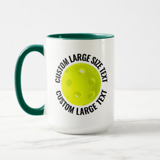 Grote tekst HUN. GREEN Combo 15oz Aangepaste Pickl Mok