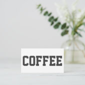 Grote tekst op wit dubbelpunch nummer klantenkaartje (Staand voorkant)