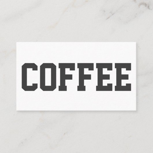 Grote tekst op wit dubbelpunch nummer klantenkaartje (Voorkant)