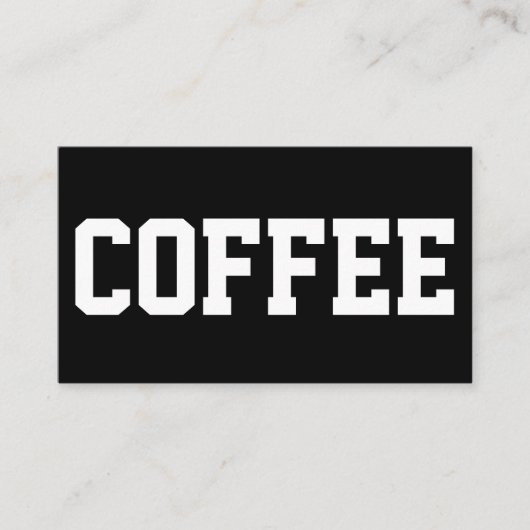 Grote tekst op wit dubbelpunch nummer klantenkaartje (Voorkant)