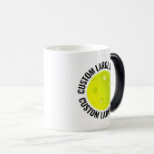 Grote tekst & Pickleball 11oz Aangepaste warmte ve Magische Mok (Voorkant rechts)