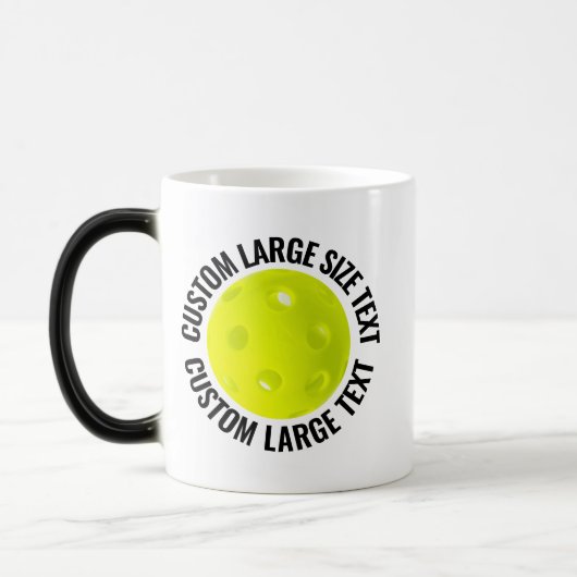Grote tekst & Pickleball 11oz Aangepaste warmte ve Magische Mok (Links)