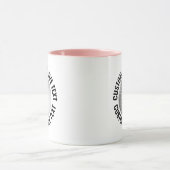Grote tekst ROZE Combo 11oz Aangepaste Golf Mok (Midden)