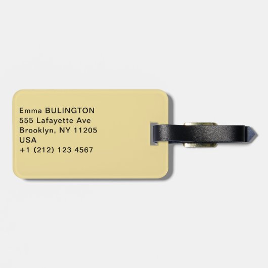 Grote tempel van Abu Simbel - Ramses II - Egypte Bagagelabel (Achterkant horizontaal)