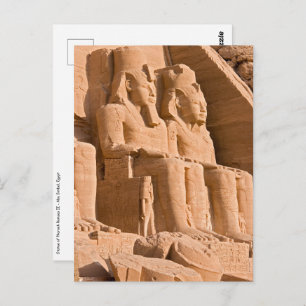 Grote tempel van Abu Simbel - Ramses II - Egypte Briefkaart