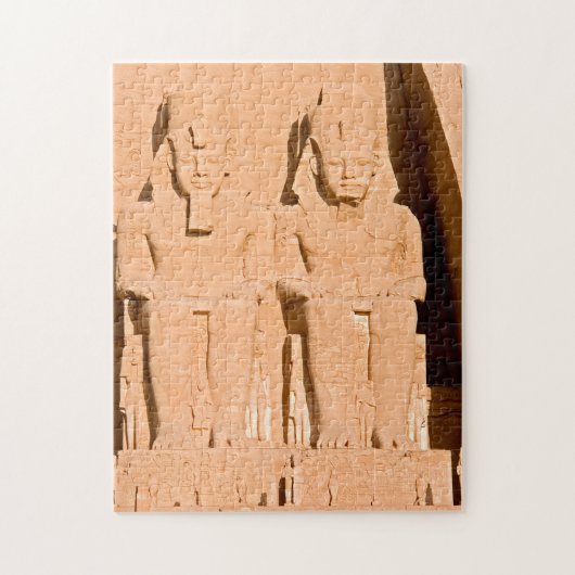 Grote tempel van Abu Simbel - Ramses II - Egypte Legpuzzel (Verticaal)