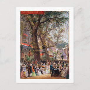 Grote tentoonstelling, 1851: interieur briefkaart