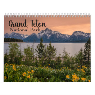 Grote Teton National Park Landscape Fotografie Kalender