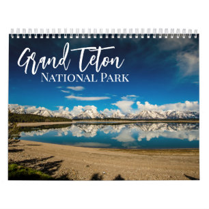 Grote Teton National Park Landscape Fotografie Kalender