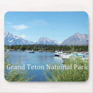Grote Teton National Park-landschapsfoto. Muismat