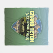 Grote Teton NP (pijlpunt) Fleece Deken (Voorkant (Horizontaal))