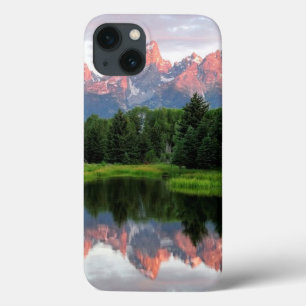 Grote Teton reflecteert over de Beaver-obligatie iPhone 13 Hoesje