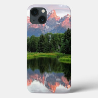 Grote Teton reflecteert over de Beaver-obligatie iPhone 13 Hoesje