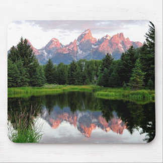 Grote Teton reflecteert over de Beaver-obligatie Muismat