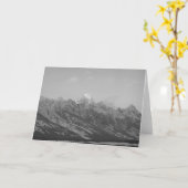 Grote Tetons in de Winter, het Gat van Jackson, Kaart (Gele Bloem)