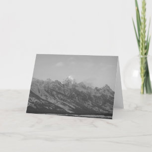 Grote Tetons in de Winter, het Gat van Jackson, Kaart