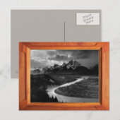 Grote Tetons zwart-wit Briefkaart (Voorkant / Achterkant)