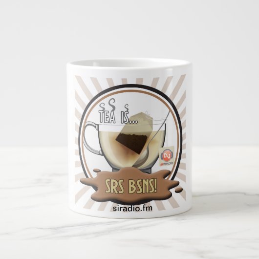 Grote thee is Srs Bsns-Mok Koffiekop (Voorkant)
