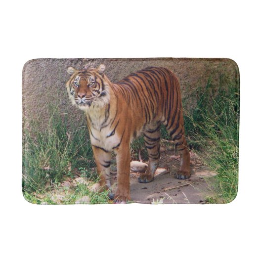 Grote Tiger Bath Mat. Badmat (Voorkant)