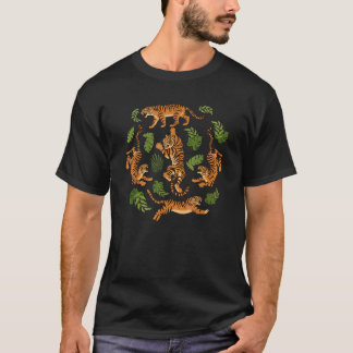 Grote Tijgerkatten Merch Dansende Tijger Cartoon G T-shirt