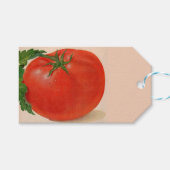grote tomatafdruk cadeaulabel (Voorkant (Horizontaal))