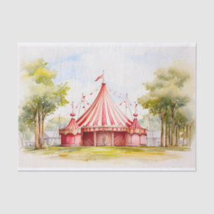 Grote Top Circus Tent 1 Decoupage papier