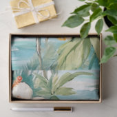 Grote Tropische Pastel Hibiscus Decoupage Tissuepapier (Geschenk)