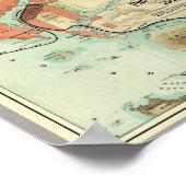 Grote Trunk Pacific Railway in BC Canada (kaart 19 Poster (Hoek)