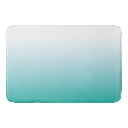 GROTE TURQUOISE OMBRE AQUA BATH MAT (Voorkant)