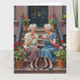 Grote Twin Mugs & Memories Verjaardagskaart Kaart